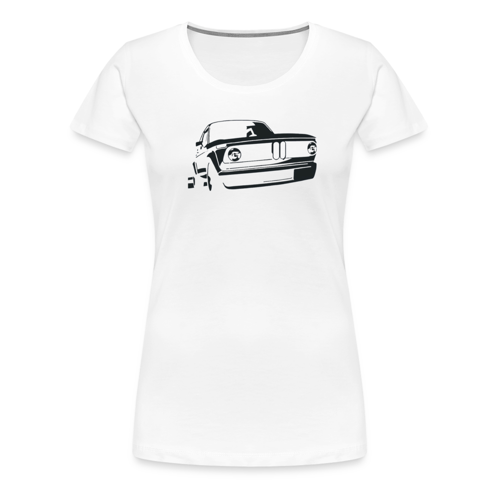 BMW t shirt Women’s Premium BMW E10 BMW T-Shirt - MotorweaR - white