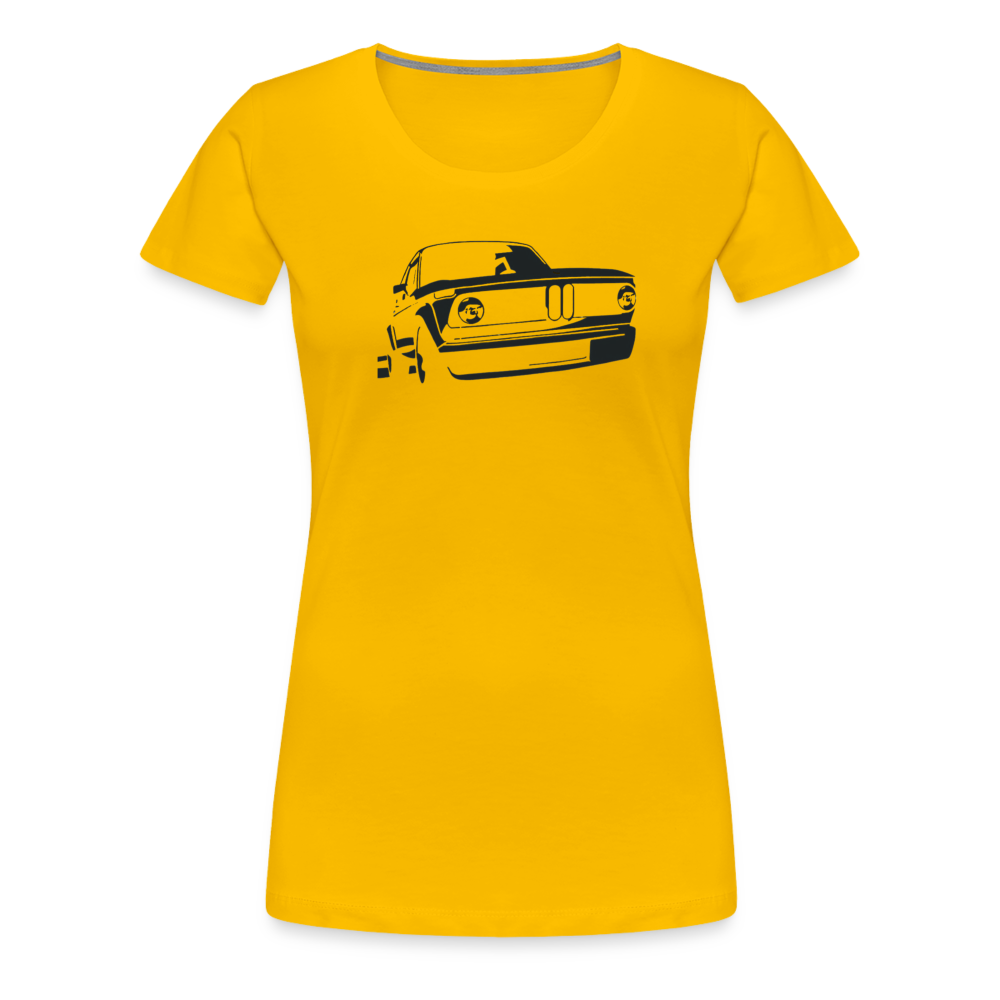 BMW t shirt Women’s Premium BMW E10 BMW T-Shirt - MotorweaR - sun yellow