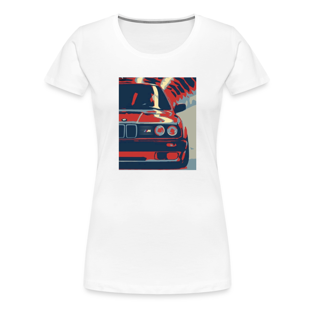 Women’s Premium BMW E30 Artwork T-Shirt - white