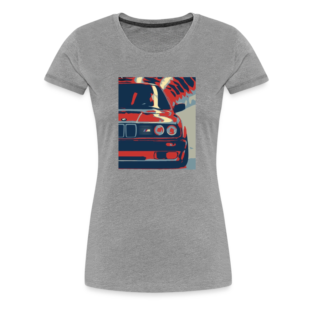 Women’s Premium BMW E30 Artwork T-Shirt - heather grey