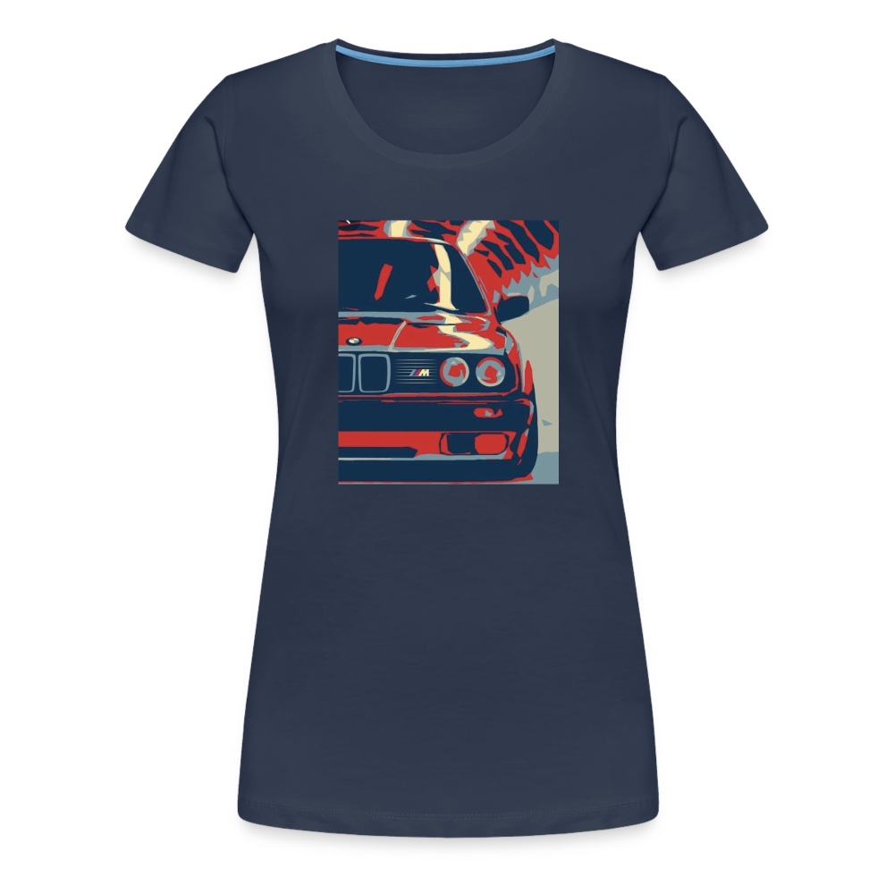 Women’s Premium BMW E30 Artwork T-Shirt - navy