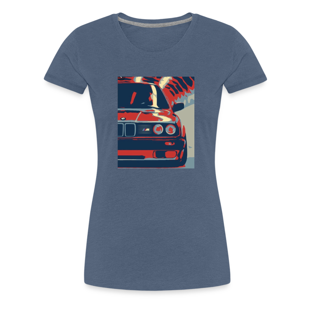 Women’s Premium BMW E30 Artwork T-Shirt - heather blue