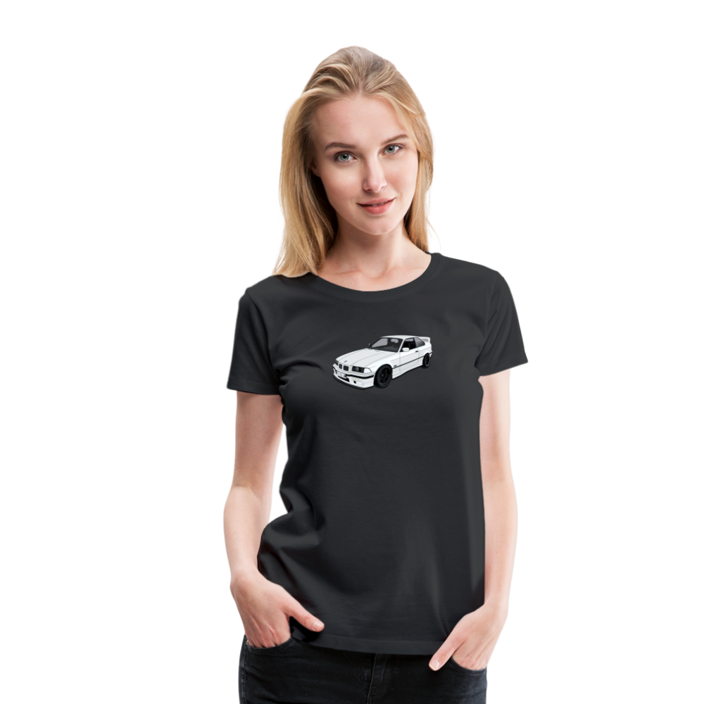 BMW t shirt E36 318is Women’s Premium Organic BMW T-Shirt - MotorweaR - black