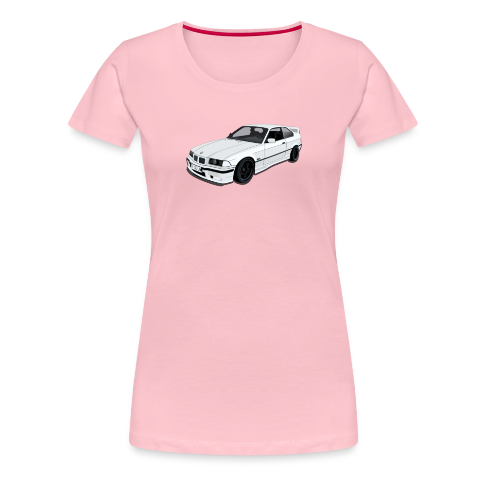 BMW t shirt E36 318is Women’s Premium Organic BMW T-Shirt - MotorweaR - rose