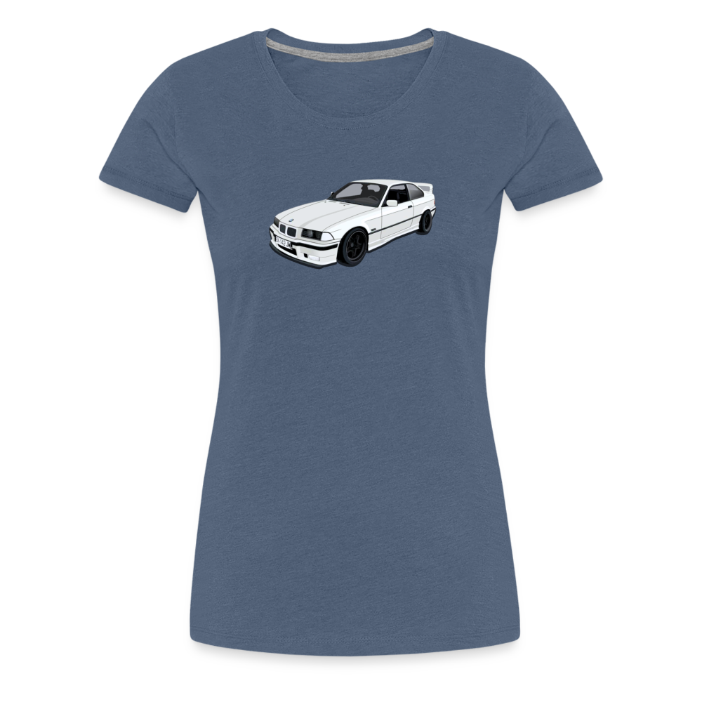 BMW t shirt E36 318is Women’s Premium Organic BMW T-Shirt - MotorweaR - heather blue