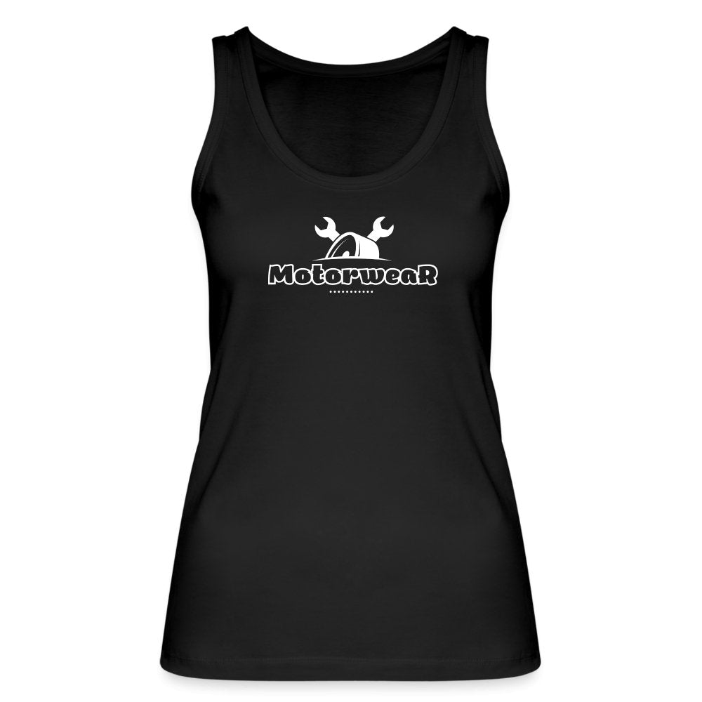 MotorweaR Women’s Organic Tank Top white print - black