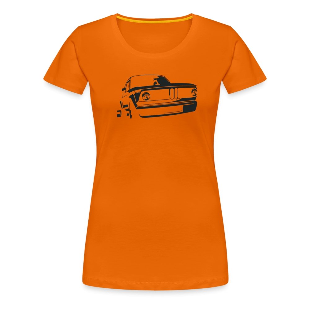 Women’s Premium BMW E10 T-Shirt black print - MotorweaR