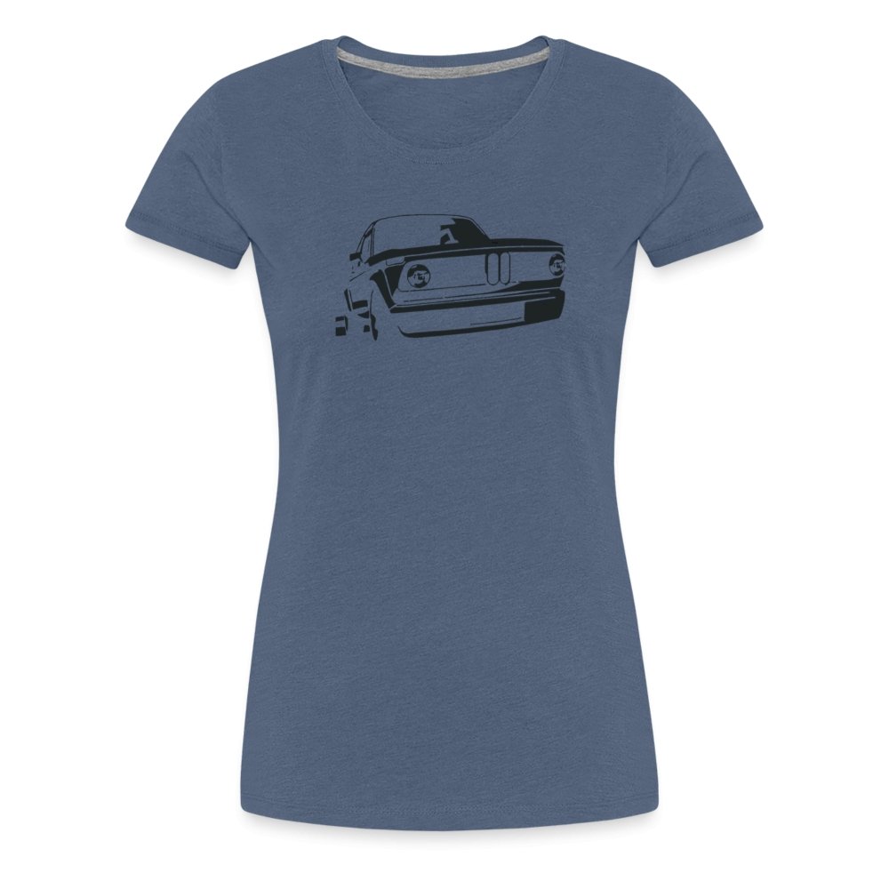 Women’s Premium BMW E10 T-Shirt black print - MotorweaR
