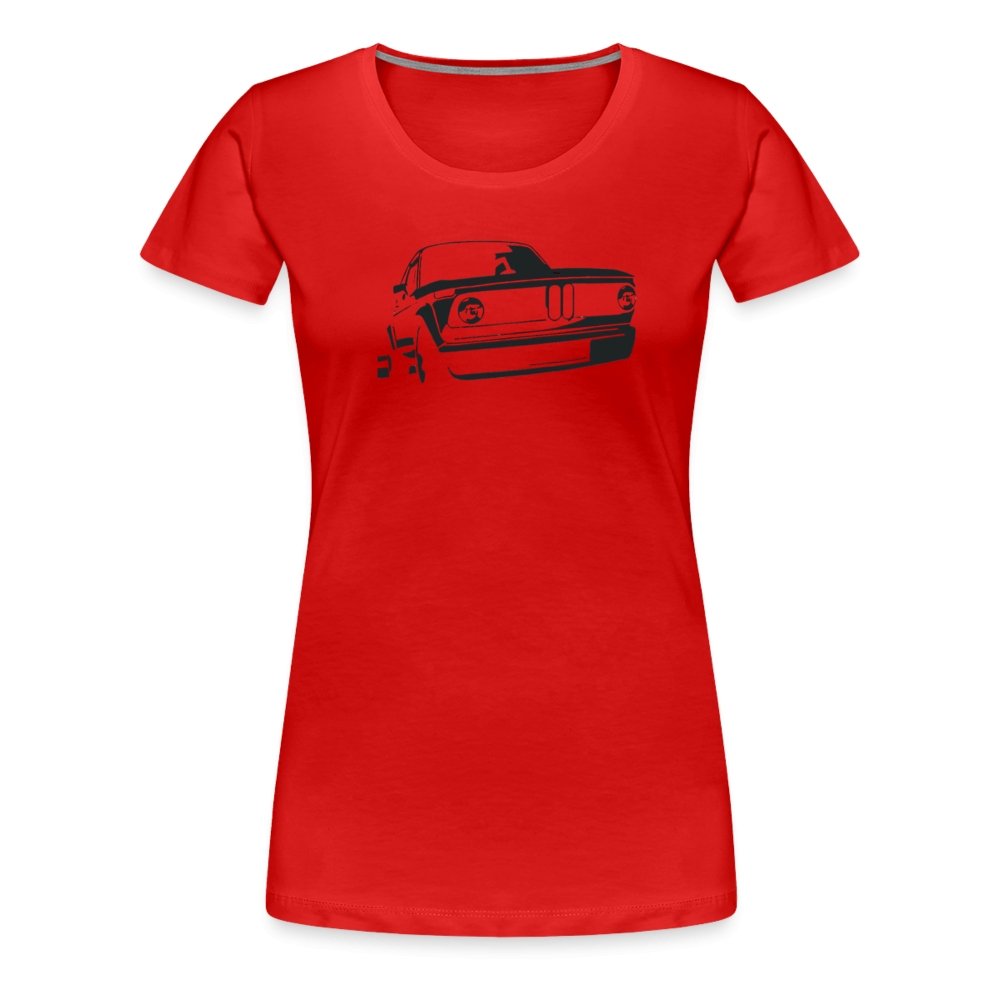 Women’s Premium BMW E10 T-Shirt black print - MotorweaR