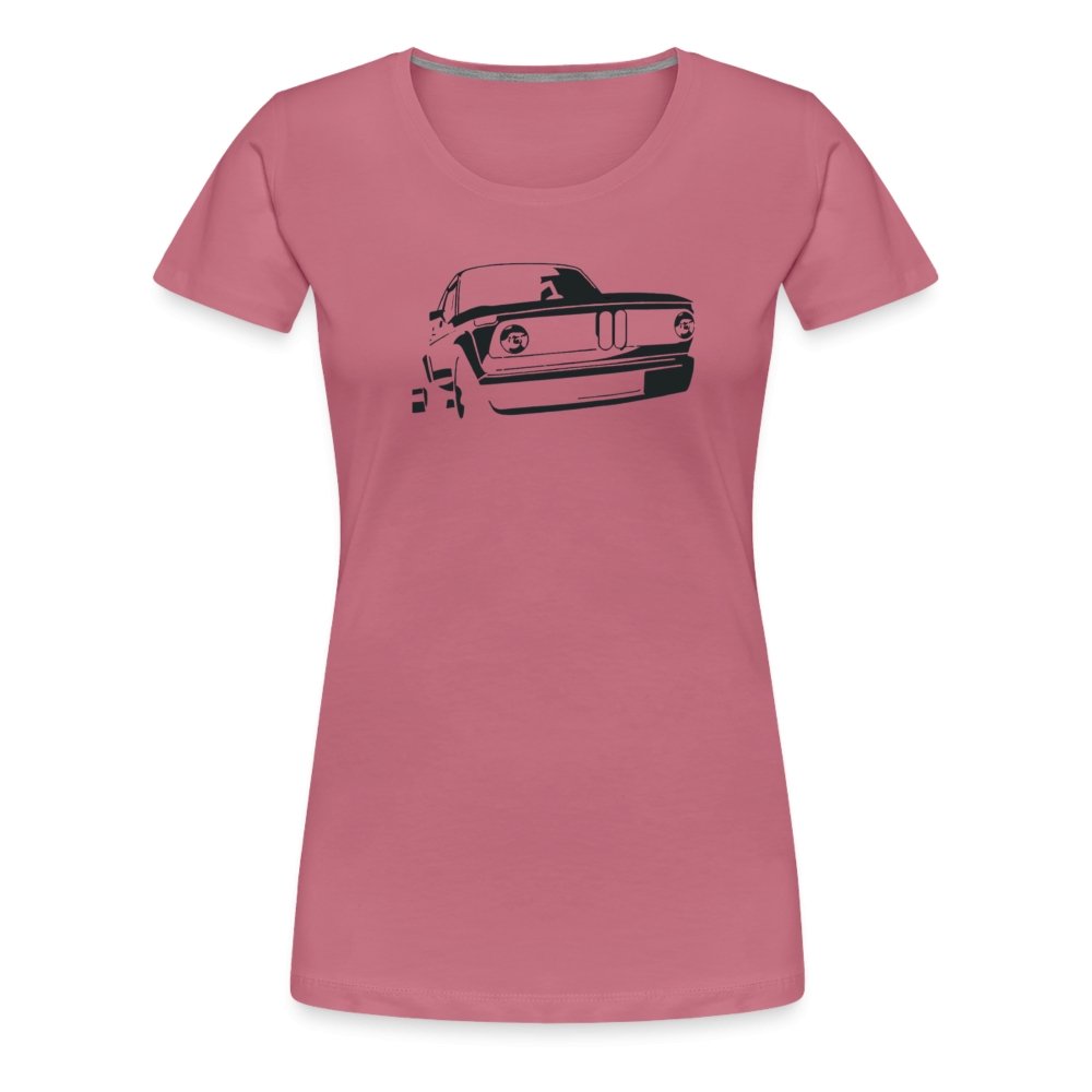 Women’s Premium BMW E10 T-Shirt black print - MotorweaR