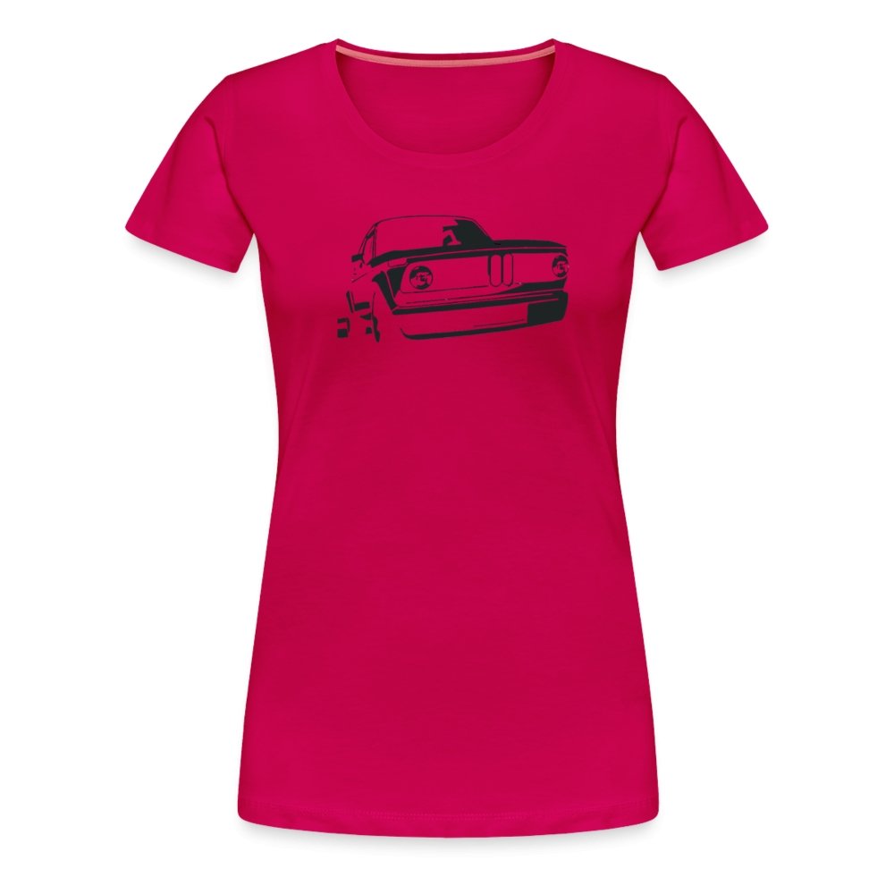 Women’s Premium BMW E10 T-Shirt black print - MotorweaR