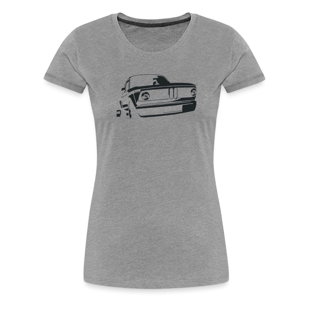 Women’s Premium BMW E10 T-Shirt black print - MotorweaR