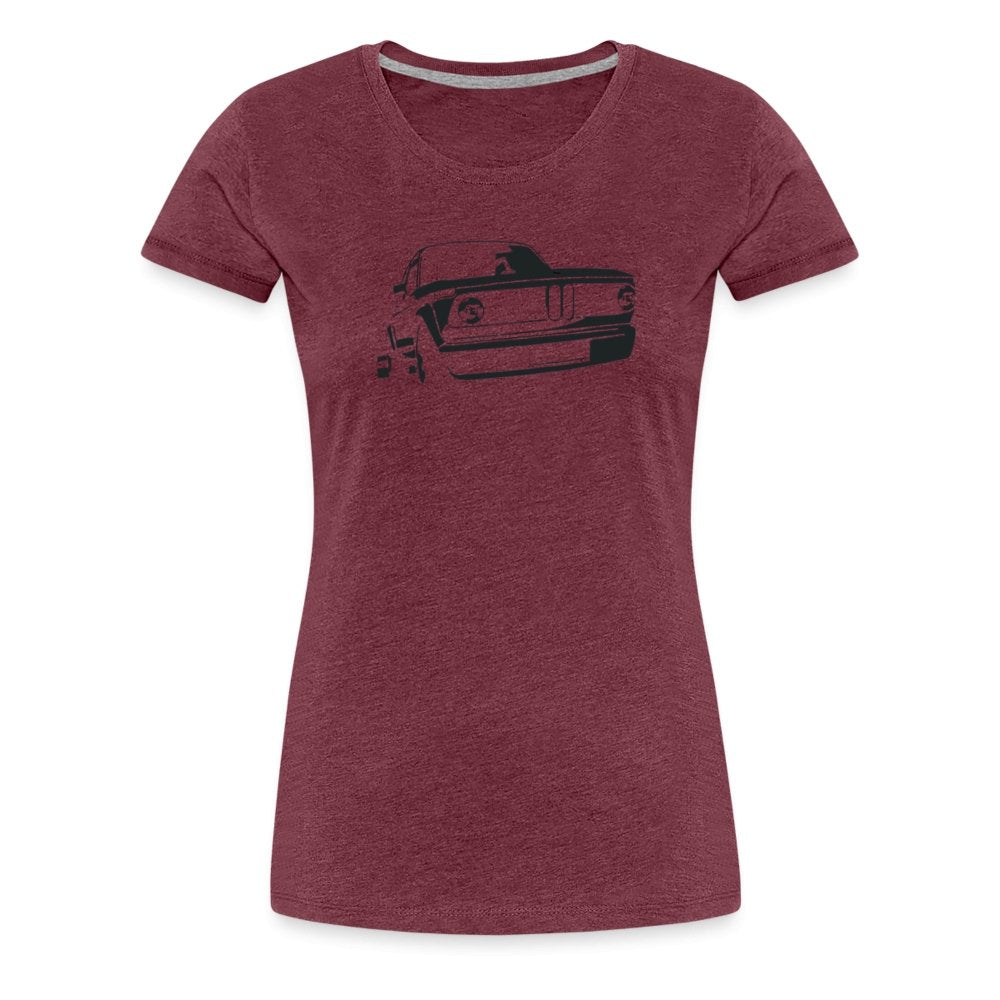 Women’s Premium BMW E10 T-Shirt black print - MotorweaR