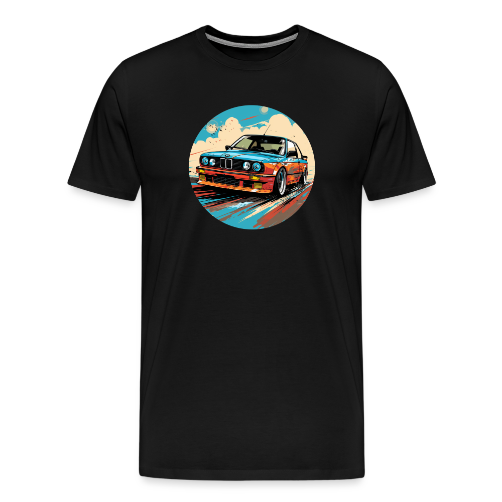 BMW t shirt Men’s Premium BMW E30 race BMW T-Shirt - MotorweaR - black