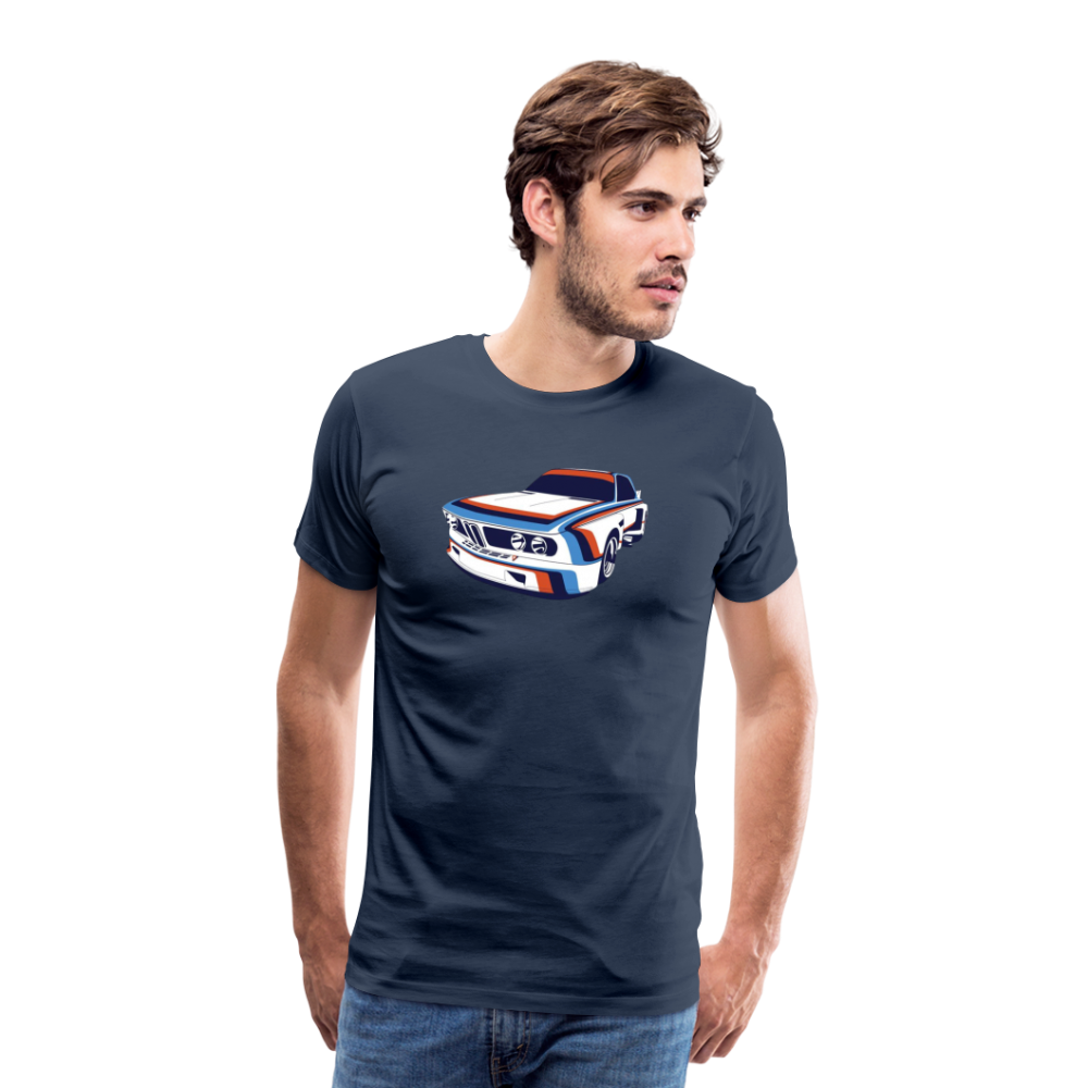 BMW t shirt E9 CSL Classic Mens Premium BMW T-Shirt navy - MotorweaR