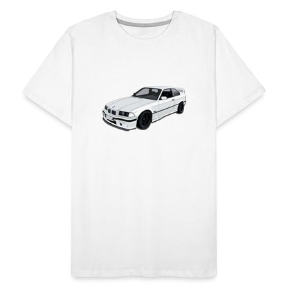 BMW t shirt E36 318is Men’s Premium Organic BMW T-Shirt - MotorweaR - white