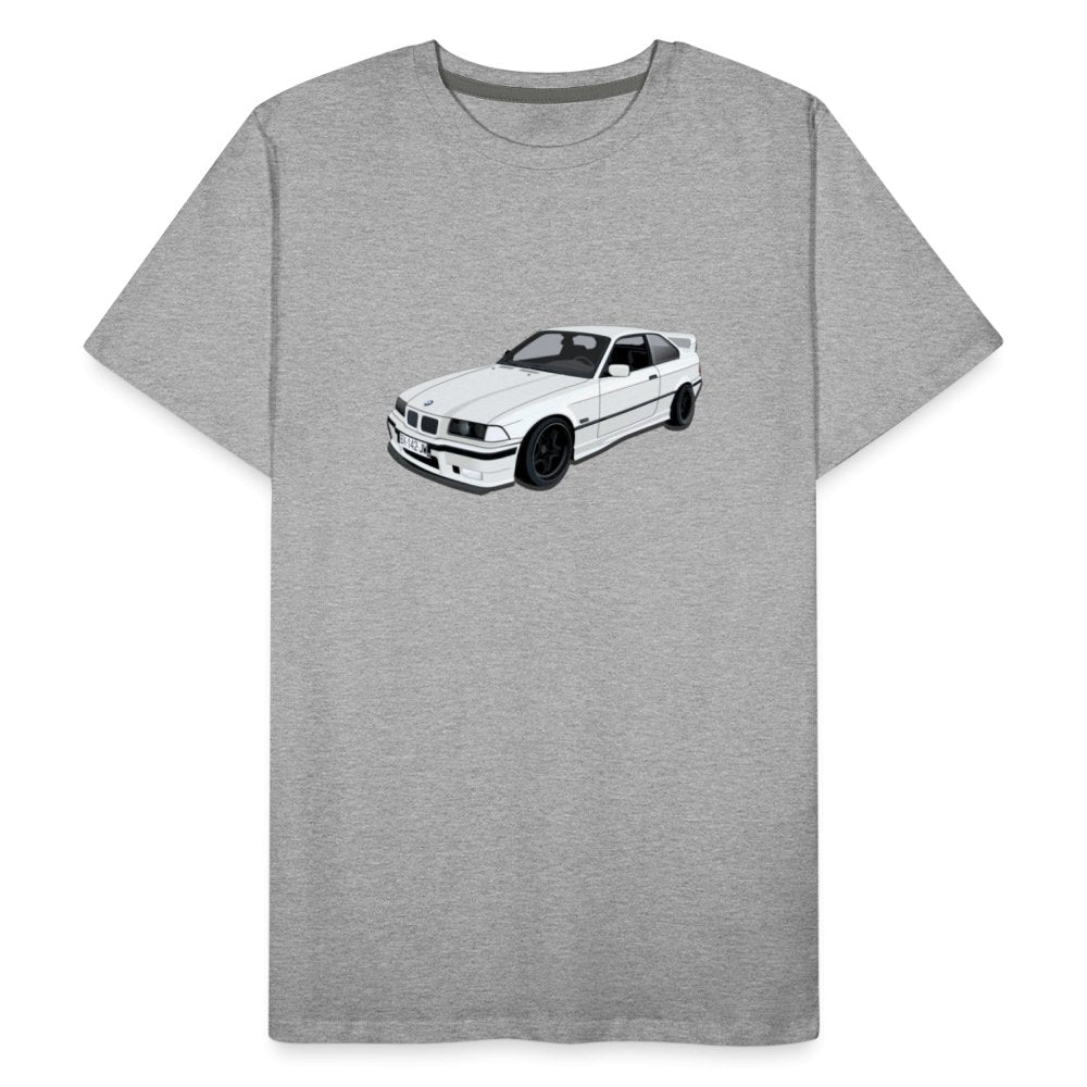 BMW t shirt E36 318is Men’s Premium Organic BMW T-Shirt - MotorweaR - heather grey