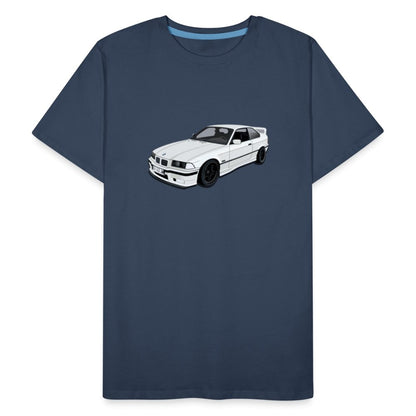 BMW t shirt E36 318is Men’s Premium Organic BMW T-Shirt - MotorweaR - navy