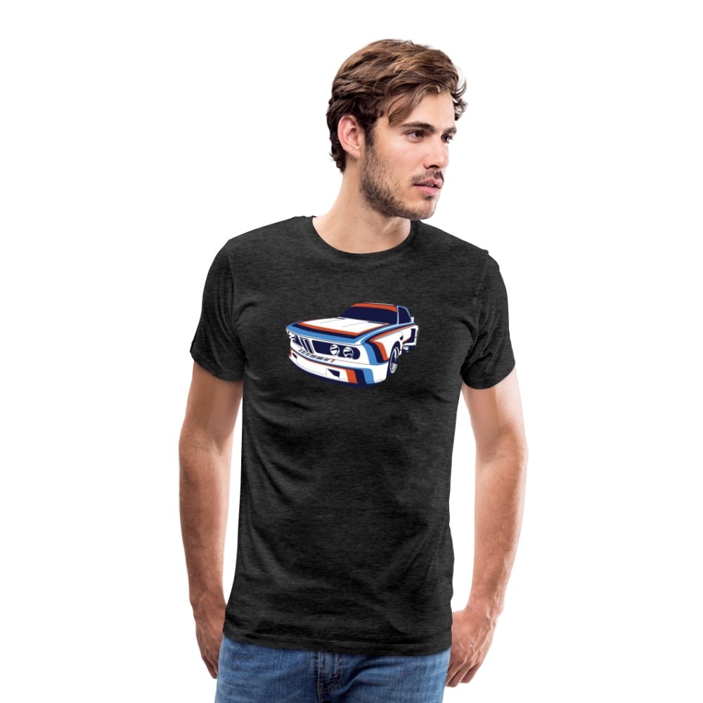 BMW t shirt E9 CSL Classic Mens Premium BMW T-Shirt asphalt - MotorweaR