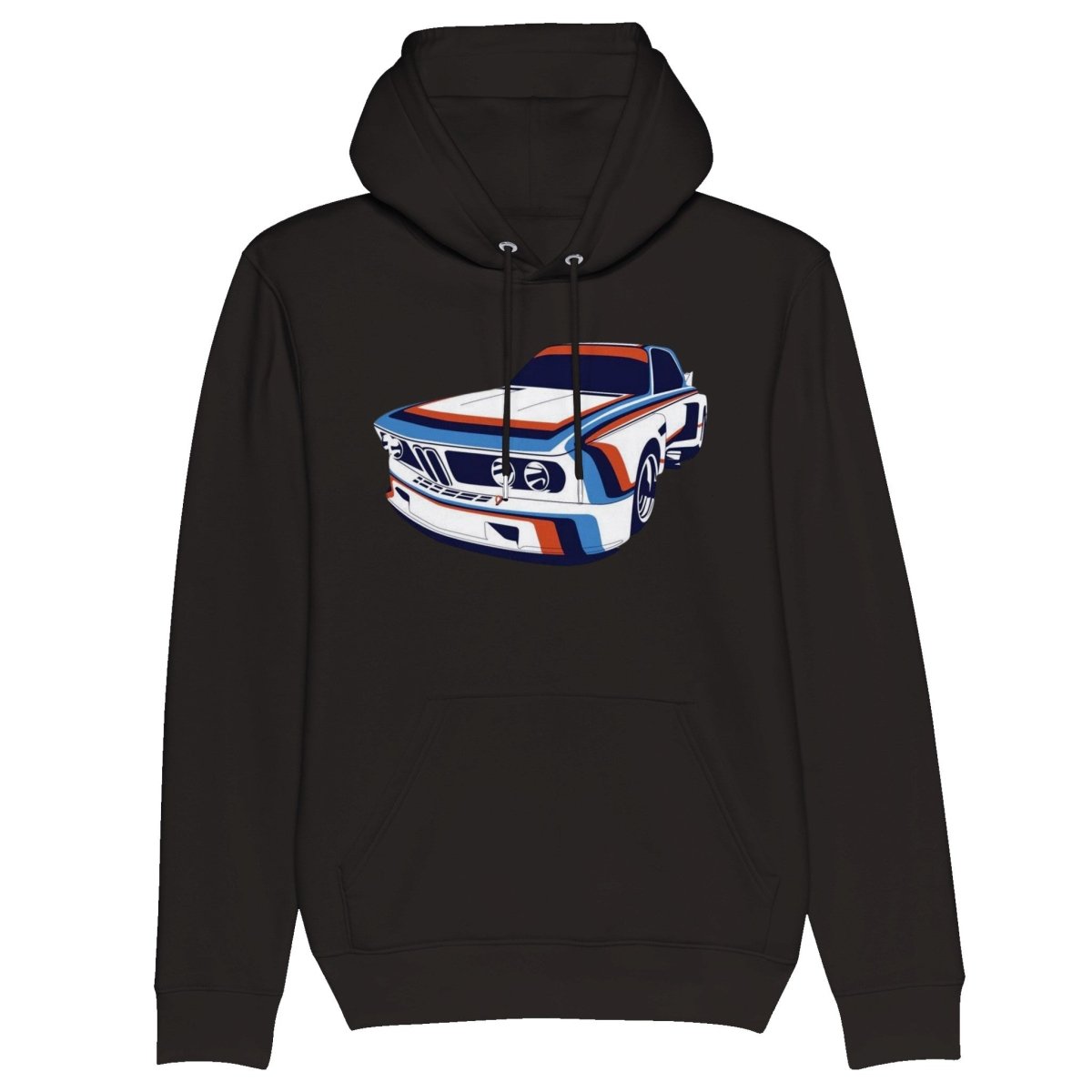 BMW E9 CSL Organic Unisex BMW Hoodie - MotorweaR - Black