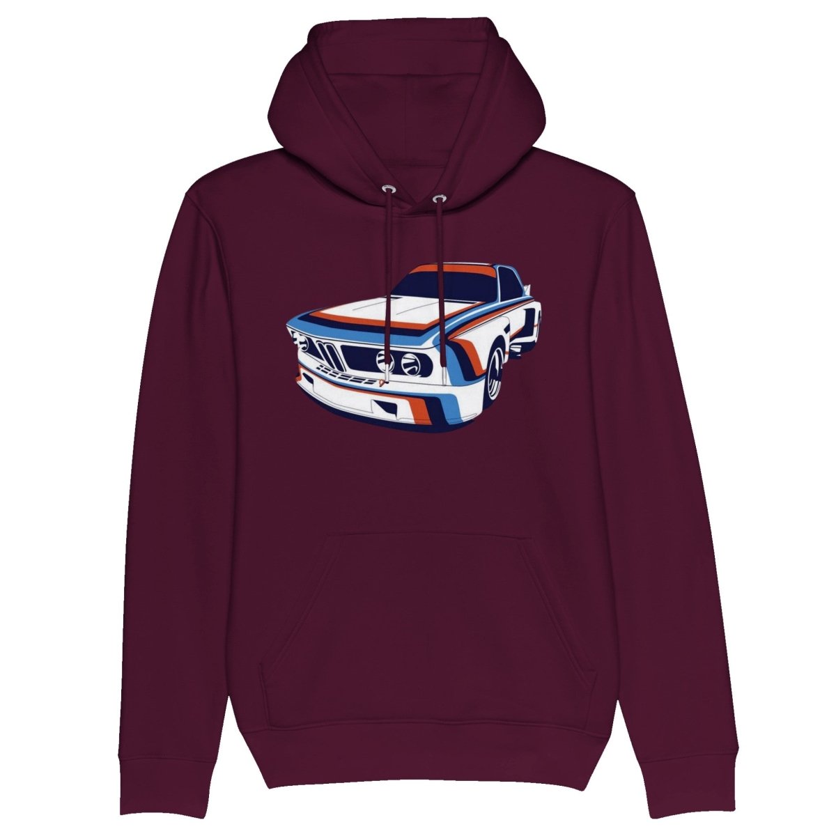 BMW E9 CSL Organic Unisex BMW Hoodie - MotorweaR - Marron