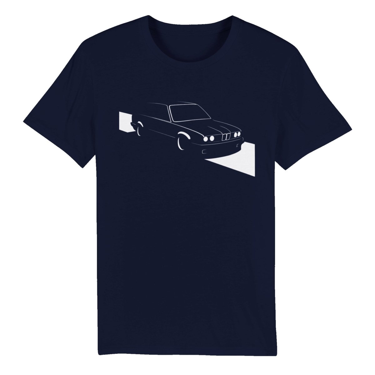 Exclusive BMW E30 Unisex BMW T-Shirt Organic Cotton BMW t shirt - MotorweaR - navy