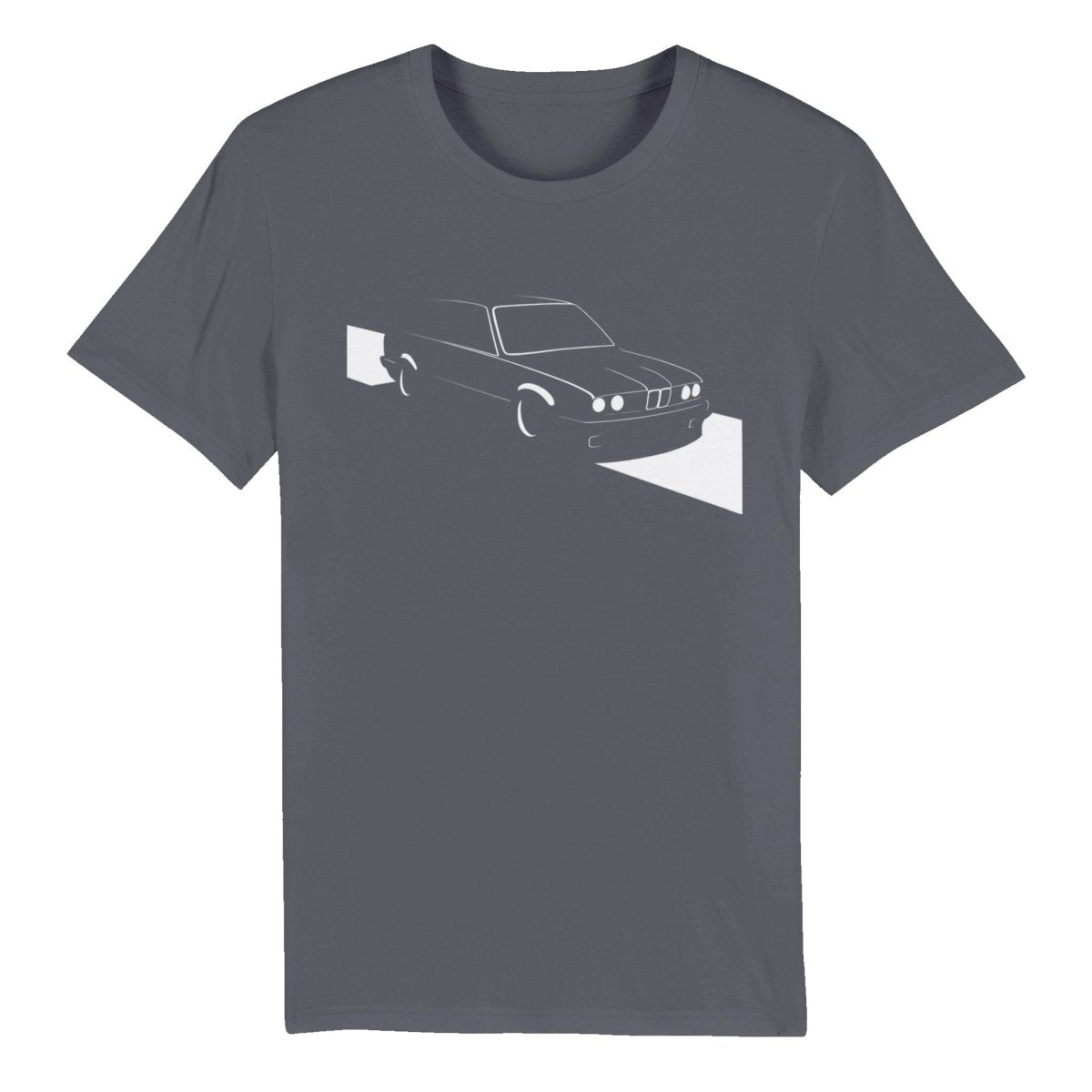 Exclusive BMW E30 Unisex BMW T-Shirt Organic Cotton BMW t shirt - MotorweaR - grey