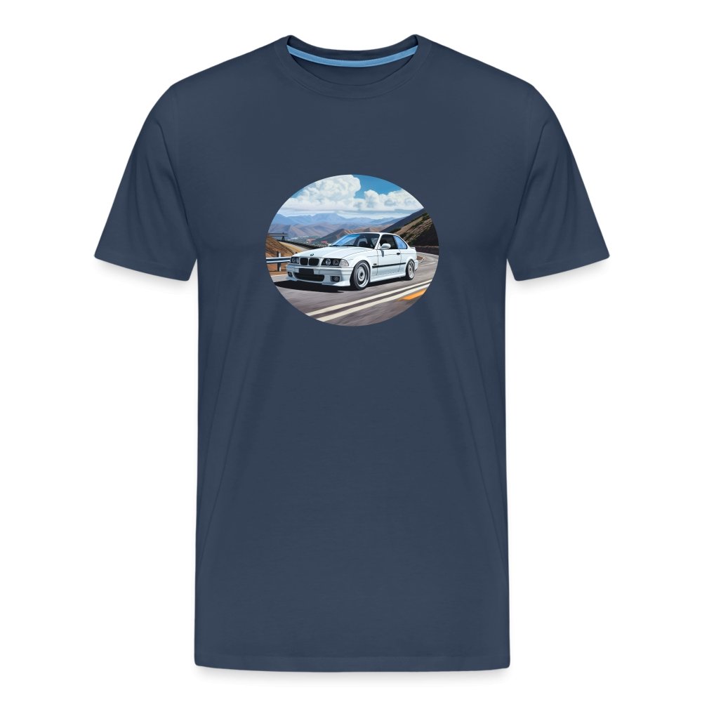 Men’s BMW E36 Mountain Premium T-Shirt - MotorweaR