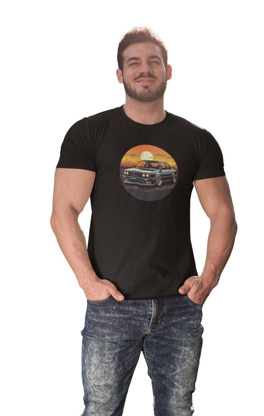 Men’s Premium BMW E30 sundown T-Shirt - MotorweaR