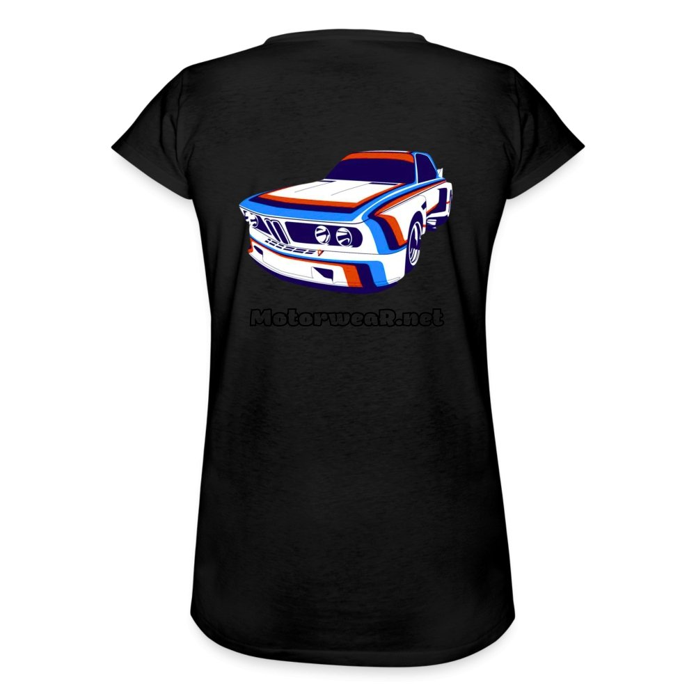 BMW t shirt Women’s Vintage BMW E9 CSL BMW T-Shirt - MotorweaR - black