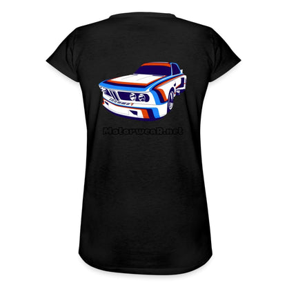 BMW t shirt Women’s Vintage BMW E9 CSL BMW T-Shirt - MotorweaR - black