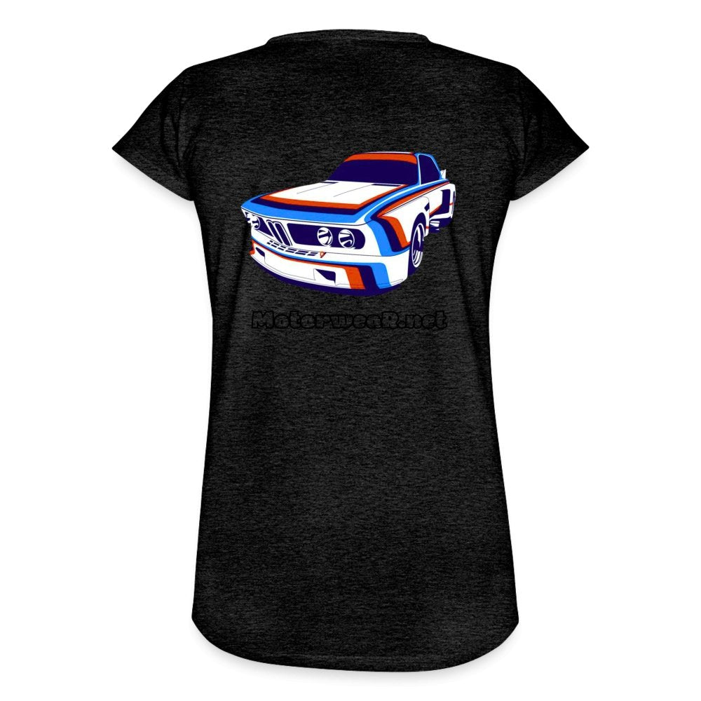 BMW t shirt Women’s Vintage BMW E9 CSL BMW T-Shirt - MotorweaR - dark grey