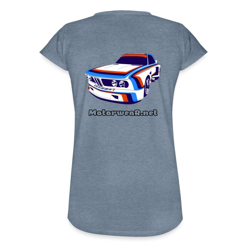 BMW t shirt Women’s Vintage BMW E9 CSL BMW T-Shirt - MotorweaR - denim