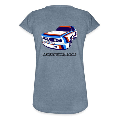 BMW t shirt Women’s Vintage BMW E9 CSL BMW T-Shirt - MotorweaR - denim
